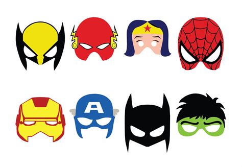 Download 55+ Superhero Face Cut Out Creativefabrica
